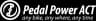 Pedal Power ACT logo